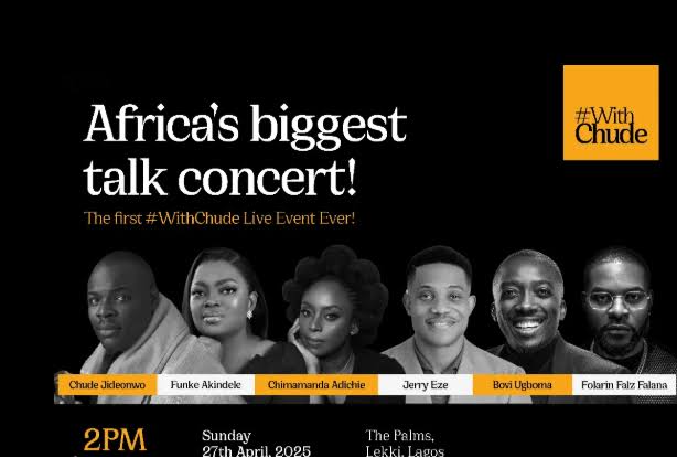 Chude Jideonwo to Host Live Talk Concert Featuring Top Celebrities
